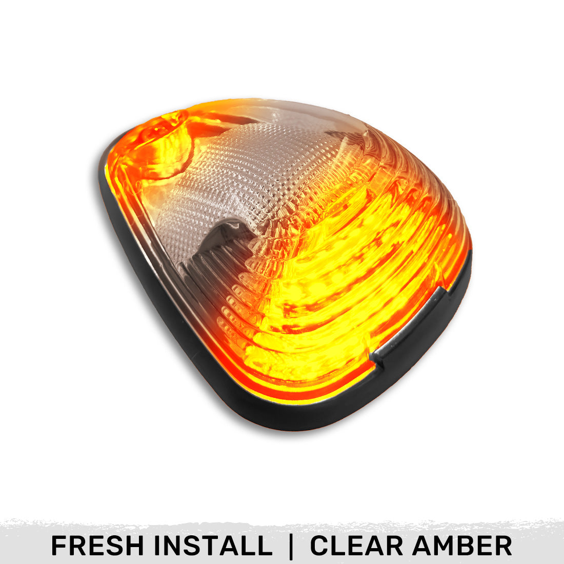 Ford Super Duty 99-16 Single 1-Piece Cab Roof Light 2-Way Front & Rear Facing Ultra High-Power LEDs (ATTN: For Models That DID NOT Come With Factory Cab Lights) - Multiple Options