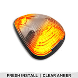 Ford Super Duty 99-16 Single 1-Piece Cab Roof Light 2-Way Front & Rear Facing Ultra High-Power LEDs (ATTN: For Models That DID NOT Come With Factory Cab Lights) - Multiple Options