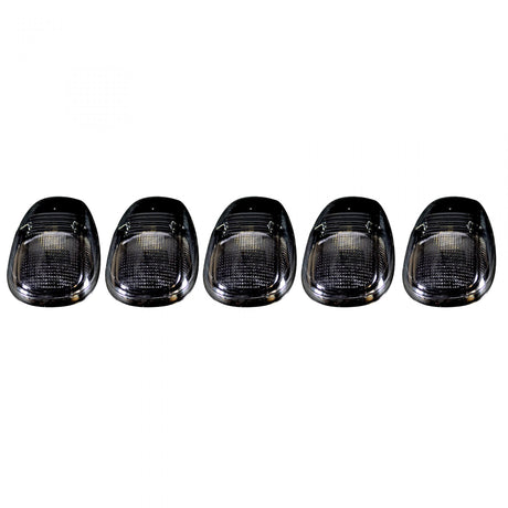 Dodge RAM 99-02 5 Piece Cab Roof Light LED Smoked Lens in Amber