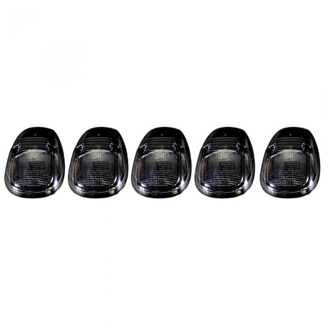 Dodge RAM 99-02 5 Piece Cab Roof Light LED Smoked Lens in Amber