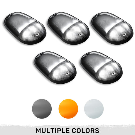 Dodge RAM Heavy-Duty 2500/3500 03-18 5 Piece Cab Roof Light Set 2-Way Front & Rear Facing Ultra High-Power LEDs Multiple Lens & Colors
