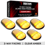 Dodge RAM Heavy-Duty 2500/3500 03-18 5 Piece Cab Roof Light Set 2-Way Front & Rear Facing Ultra High-Power LEDs Multiple Lens & Colors