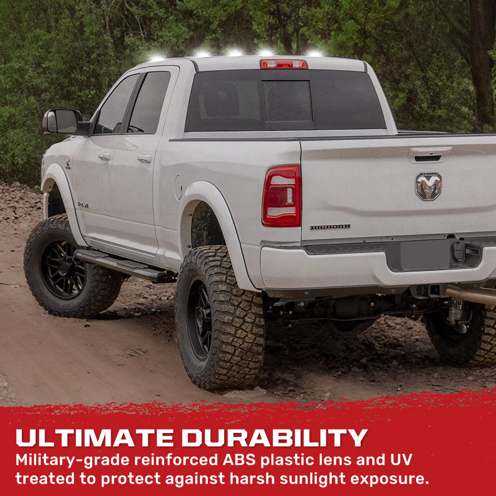 Dodge RAM Heavy-Duty 2500/3500 03-18 5 Piece Cab Roof Light Set 2-Way Front & Rear Facing Ultra High-Power LEDs Multiple Lens & Colors