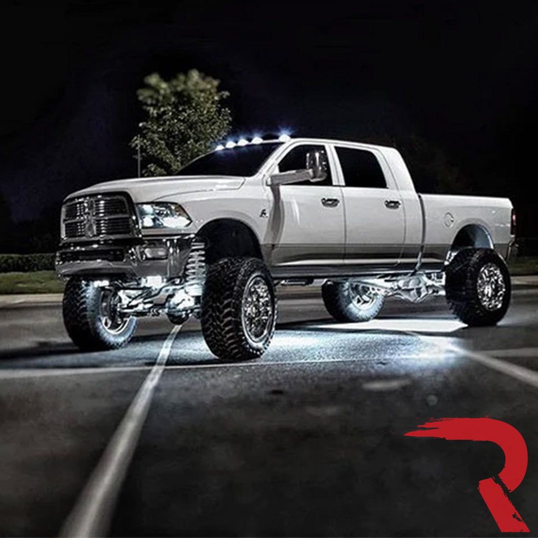 Dodge RAM Heavy-Duty 2500/3500 03-18 5 Piece Cab Roof Light Set 2-Way Front & Rear Facing Ultra High-Power LEDs Multiple Lens & Colors