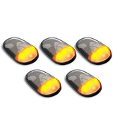 Dodge RAM 03-18 Heavy-Duty 2500/3500 5-Piece Cab Roof Light Kit Strobe LED White & Amber - Multiple Lens