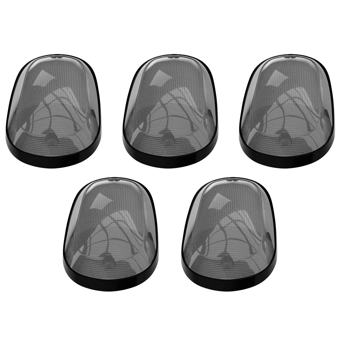 Dodge RAM 03-18 Heavy-Duty 2500/3500 5-Piece Cab Roof Light Kit Strobe LED White & Amber - Multiple Lens