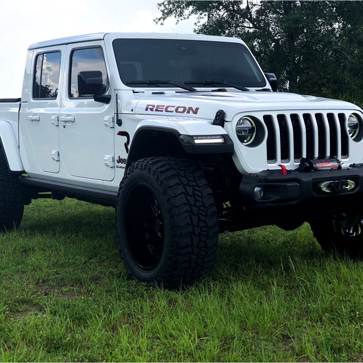 Jeep Wrangler JL 18-26 Ultra Bright White DRL OLED Amber Scanning Switchback Turn Signals Fender Lights (Replaces OEM LED) - Multiple Lens