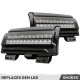 Jeep Wrangler JL 18-26 Ultra Bright White DRL OLED Amber Scanning Switchback Turn Signals Fender Lights (Replaces OEM LED) - Multiple Lens