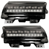 Jeep Wrangler JL 18-26 Ultra Bright White DRL OLED Amber Scanning Switchback Turn Signals Fender Lights (Replaces OEM LED) - Multiple Lens