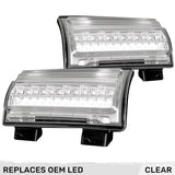 Jeep Wrangler JL 18-26 Ultra Bright White DRL OLED Amber Scanning Switchback Turn Signals Fender Lights (Replaces OEM LED) - Multiple Lens