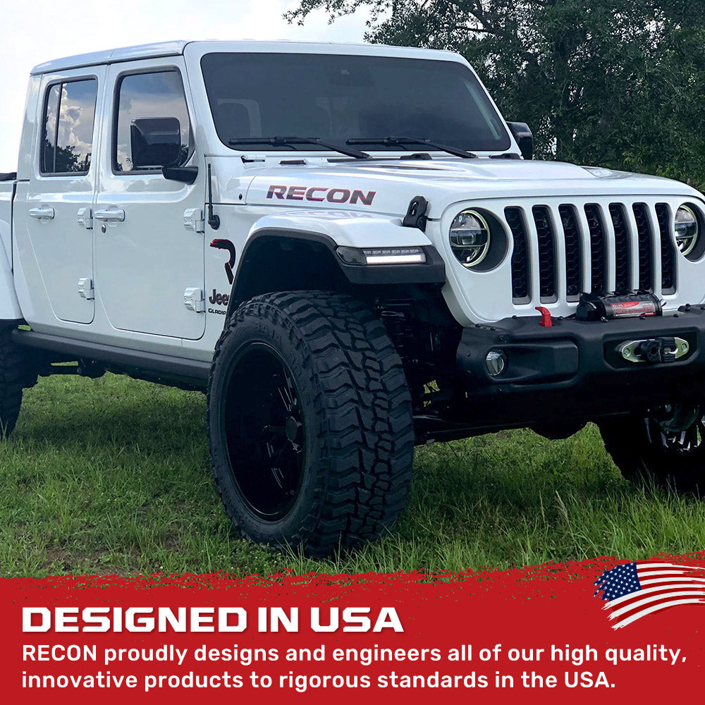 Jeep Wrangler JL & Gladiator 18-26 Front Fender Ultra Bright Side Marker LED Lights - Multiple Options