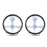 LED Daytime Running Lights Round Housing with Clear Lens