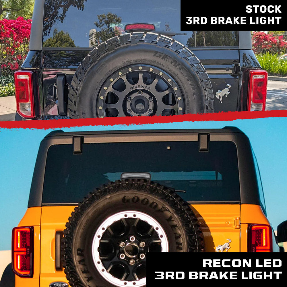 Ford 21-26 Bronco Ultra High Power Red LED 3rd Brake Light Kit - Multiple Options RECON Ford 21-26 Bronco Ultra High Power Red LED 3rd Brake Light Kit - Multiple Options Ford 21-26 Bronco Ultra High Power Red LED 3rd Brake Light Kit - Multiple Options Ford 21-26 Bronco Ultra High Power Red LED 3rd Brake Light Kit - Multiple Options Ford 21-26 Bronco Ultra High Power Red LED 3rd Brake Light Kit - Multiple Options