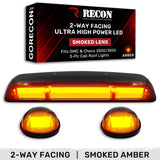 GMC & Chevy 02-07 Heavy Duty 3-PC Cab Roof Light Kit 2-Way Front & Rear Facing Ultra High Power OLEDs - Multiple Options