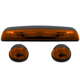 GMC & Chevy 02-07 Heavy Duty 3-PC Cab Roof Light Kit 2-Way Front & Rear Facing Ultra High Power OLEDs - Multiple Options