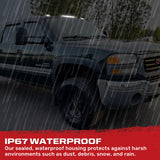 GMC & Chevy 02-07 Heavy Duty 3-PC Cab Roof Light Kit 2-Way Front & Rear Facing Ultra High Power OLEDs - Multiple Options