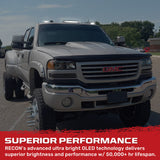 GMC & Chevy 02-07 Heavy Duty 3-PC Cab Roof Light Kit 2-Way Front & Rear Facing Ultra High Power OLEDs - Multiple Options
