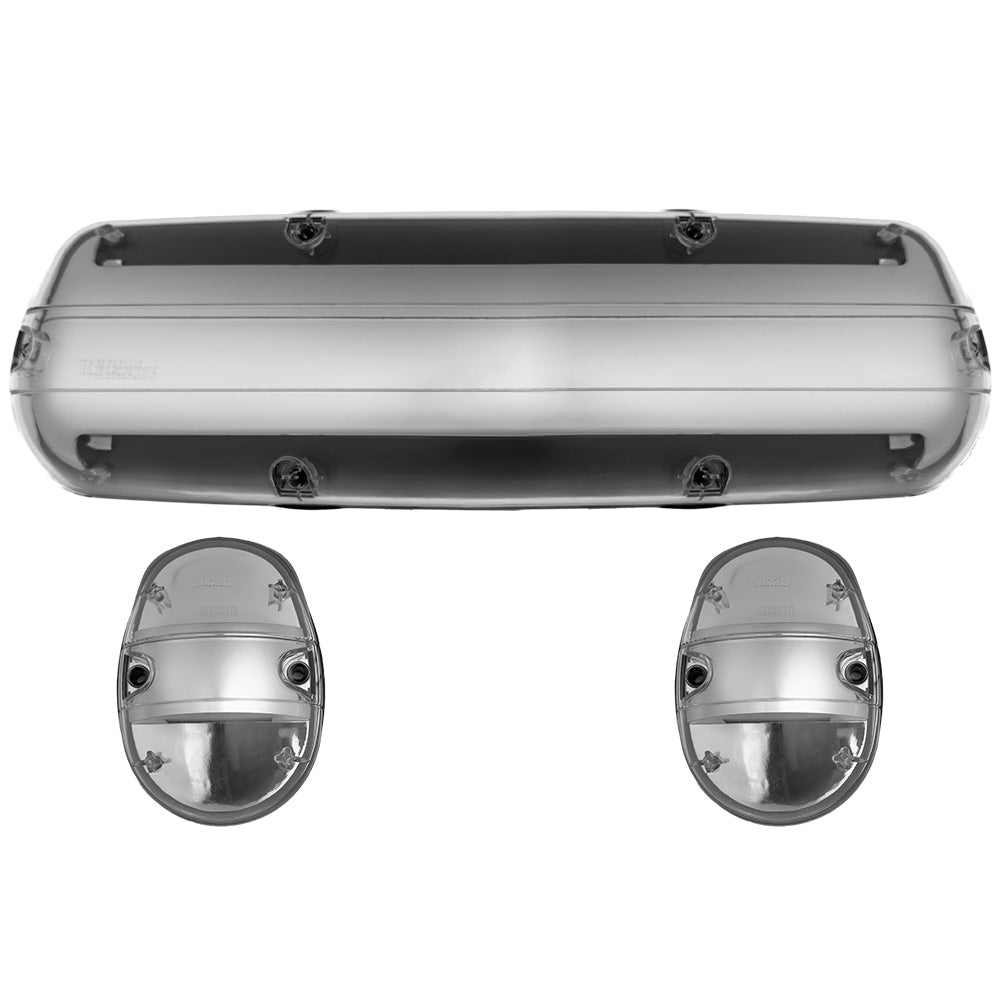 GMC & Chevy 02-07 Heavy Duty 3-PC Cab Roof Light Kit 2-Way Front & Rear Facing Ultra High Power OLEDs - Multiple Options