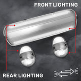 GMC & Chevy 02-07 Heavy Duty 3-PC Cab Roof Light Kit 2-Way Front & Rear Facing Ultra High Power OLEDs - Multiple Options
