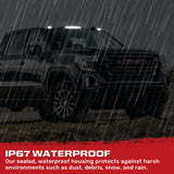 GMC & Chevy 15-19 Heavy-Duty 3 Piece Cab Roof Light Kit 2-Way Front & Rear Facing Ultra High-Power LEDs - Multiple Lens & Colors