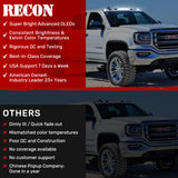 GMC & Chevy 15-19 Heavy-Duty 3 Piece Cab Roof Light Kit 2-Way Front & Rear Facing Ultra High-Power LEDs - Multiple Lens & Colors