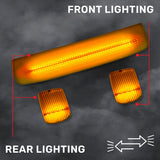 GMC & Chevy 15-19 Heavy-Duty 3 Piece Cab Roof Light Kit 2-Way Front & Rear Facing Ultra High-Power LEDs - Multiple Lens & Colors