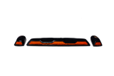GMC & Chevy 20-26 (4th GEN Body Style) Heavy-Duty (3-Piece Set) Amber Cab Roof Light Lens with Amber LED’s - (Attn: This cab light kit replaces OEM factory installed cab roof lights)
