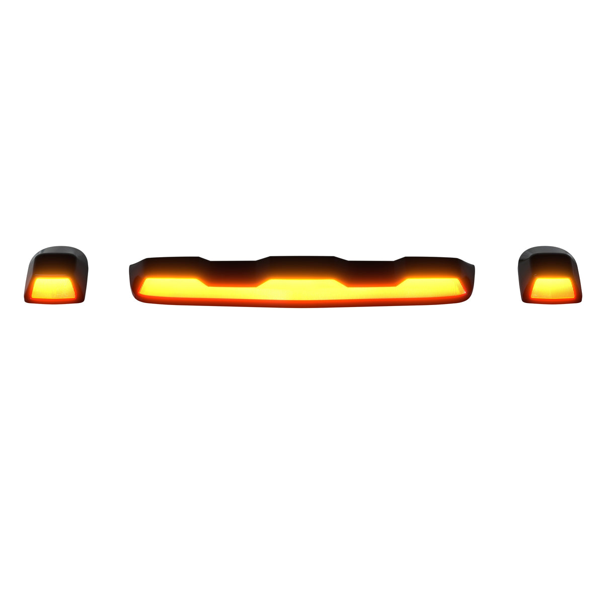 RECON - GMC & Chevy 20-26 (4th Gen) Heavy-Duty 3-Pc Cab Roof Light Set 2-Way Front & Rear Facing Ultra High-Power LED (ATTN: For models that DID NOT come with factory cab roof lights) - Multiple Options