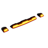 RECON - GMC & Chevy 20-26 (4th Gen) Heavy-Duty 3-Pc Cab Roof Light Set 2-Way Front & Rear Facing Ultra High-Power LED (ATTN: For models that DID NOT come with factory cab roof lights) - Multiple Options
