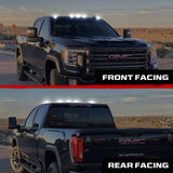GMC & Chevy 20-26 (4th Gen) Heavy-Duty (3-Piece Set) Cab Roof Light Set 2-Way Front & Rear Facing Ultra High-Power White LEDs - (ATTN: This cab light kit replaces Factory/OEM installed cab roof lights) - Multiple Lens