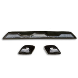 GMC & Chevy 20-26 (4th GEN Body Style) Heavy-Duty (3-Piece Set) Clear Cab Roof Light Lens with Amber LED’s - (Attn: Replaces OEM factory cab roof lights)