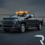 RECON - GMC & Chevy 20-26 (4th Gen) Heavy-Duty 3-Pc Cab Roof Light Set 2-Way Front & Rear Facing Ultra High-Power LED (ATTN: For models that DID NOT come with factory cab roof lights) - Multiple Options