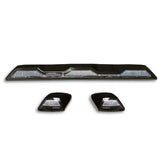 GMC & Chevy 20-26 (4th GEN Body Style) Heavy-Duty (3-Piece Set) Clear Cab Roof Light Lens with Amber LEDs - (ATTN: For models that DID NOT come with factory cab roof lights)