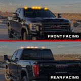 RECON - GMC & Chevy 20-26 (4th Gen) Heavy-Duty 3-Pc Cab Roof Light Set 2-Way Front & Rear Facing Ultra High-Power LED (ATTN: For models that DID NOT come with factory cab roof lights) - Multiple Options