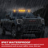 RECON - GMC & Chevy 20-26 (4th Gen) Heavy-Duty 3-Pc Cab Roof Light Set 2-Way Front & Rear Facing Ultra High-Power LED (ATTN: For models that DID NOT come with factory cab roof lights) - Multiple Options