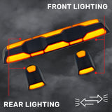 RECON - GMC & Chevy 20-26 (4th Gen) Heavy-Duty 3-Pc Cab Roof Light Set 2-Way Front & Rear Facing Ultra High-Power LED (ATTN: For models that DID NOT come with factory cab roof lights) - Multiple Options