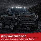 RECON - GMC & Chevy 20-26 (4th Gen) Heavy-Duty 3-Pc Cab Roof Light Set 2-Way Front & Rear Facing Ultra High-Power LED (ATTN: For models that DID NOT come with factory cab roof lights) - Multiple Options