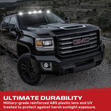 RECON - GMC & Chevy 20-26 (4th Gen) Heavy-Duty 3-Pc Cab Roof Light Set 2-Way Front & Rear Facing Ultra High-Power LED (ATTN: For models that DID NOT come with factory cab roof lights) - Multiple Options
