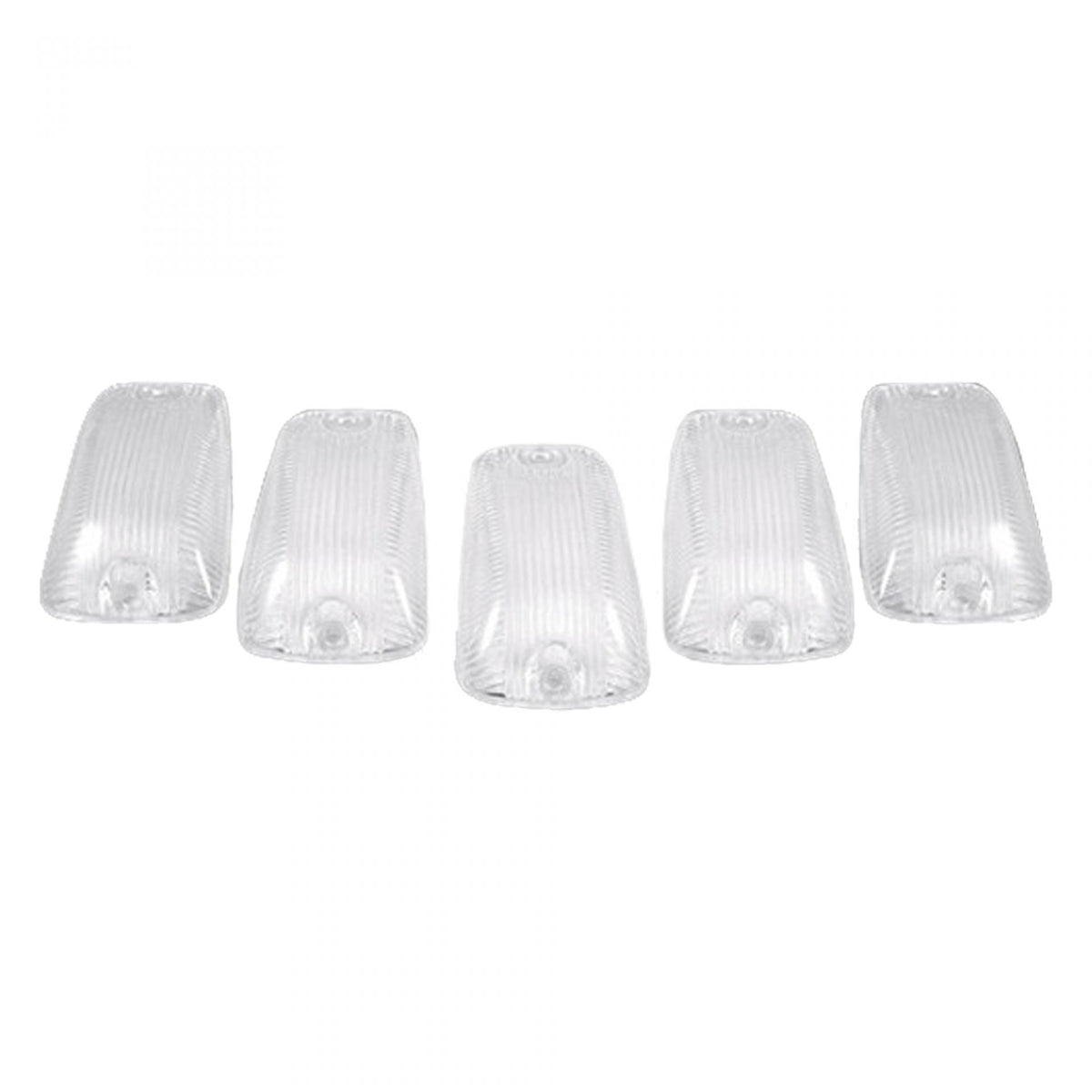 GMC & Chevy 88-02 Amber LED Cab Roof Light 5-Piece Set with Clear Lens