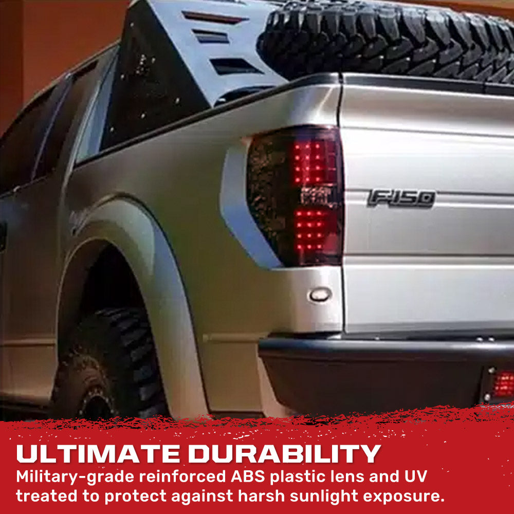 Ford F150 & Raptor 09-14 Ultra Bright LED Tail Lights - Multiple Lens