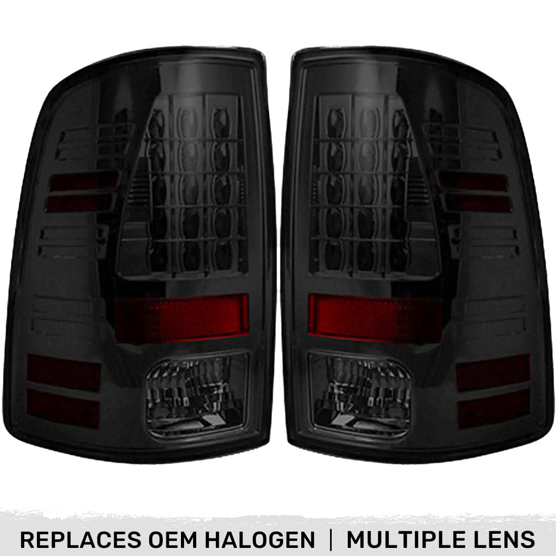 Dodge RAM 2500/3500 10-18 LED Tail Lights (Replaces Factory/OEM Halogen Only) - Multiple Lens RECON Dodge RAM 2500/3500 10-18 LED Tail Lights (Replaces Factory/OEM Halogen Only) - Multiple Lens Dodge RAM 2500/3500 10-18 LED Tail Lights (Replaces Factory/OEM Halogen Only) - Multiple Lens Dodge RAM 2500/3500 10-18 LED Tail Lights (Replaces Factory/OEM Halogen Only) - Multiple Lens Dodge RAM 2500/3500 10-18 LED Tail Lights (Replaces Factory/OEM Halogen Only) - Multiple Lens