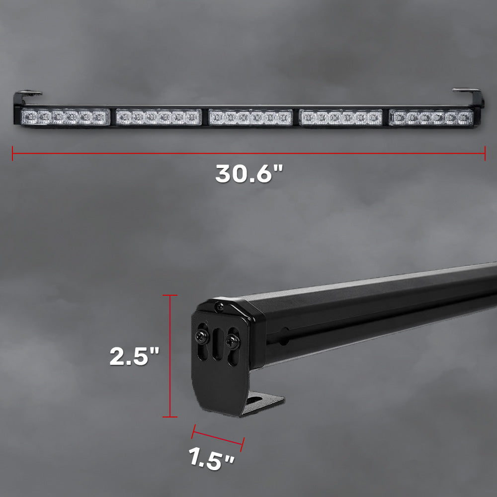 Universal Offroad ATV/UTV 30" LED Rear Chase Light Bar (Strobe/Flashing, Running, Brake, Reverse & Turn Signals)