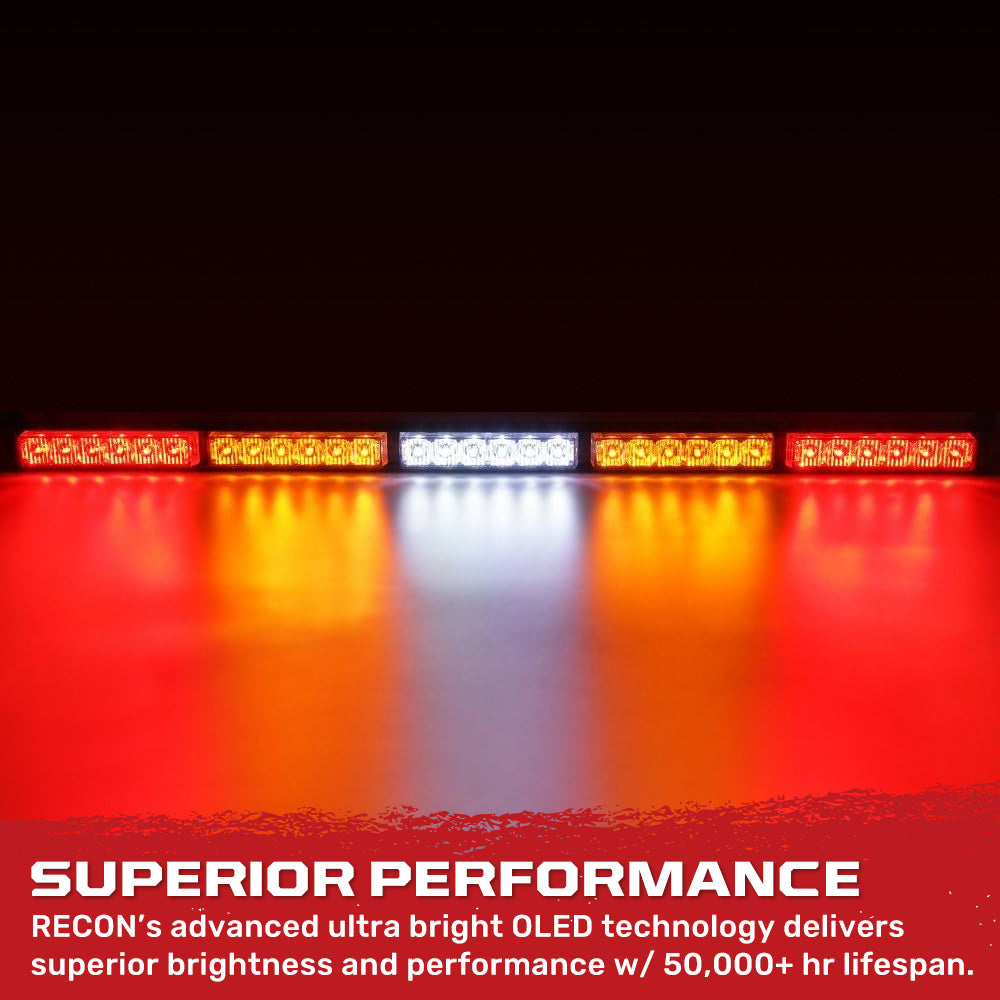 Universal Offroad ATV/UTV 30" LED Rear Chase Light Bar (Strobe/Flashing, Running, Brake, Reverse & Turn Signals)
