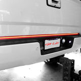 "Dual Row" Tailgate Bar High Power LED Scanning Amber Signals, Brake & Reverse Lights - Multiple Sizes