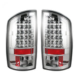 Dodge RAM 1500 02-06 LED Tail Lights in Clear