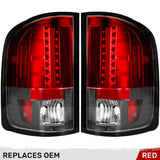 Chevy Silverado (1500, 2500, 3500) Single-Wheel 07-13 Ultra Bright LED Tail Lights - Multiple Lens