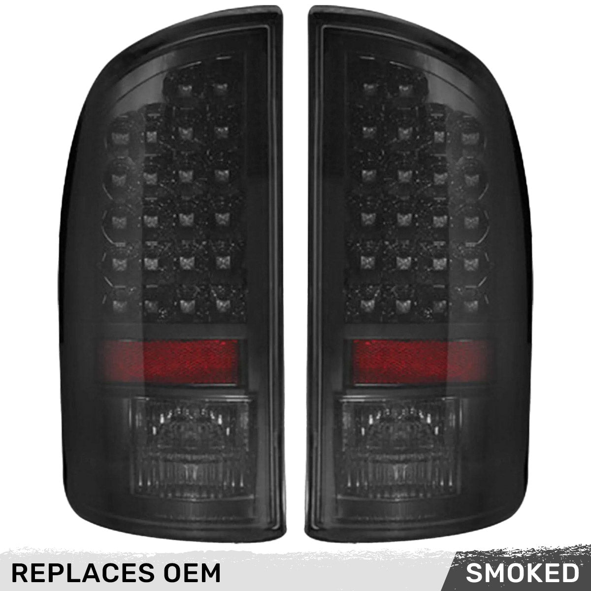 Dodge RAM 1500 07-08 Ultra Bright LED Tail Lights - Multiple Lens