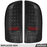 Dodge RAM 1500 07-08 Ultra Bright LED Tail Lights - Multiple Lens
