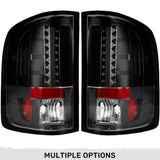 GMC Sierra (1500, 2500, 3500) Single-Wheel 07-13 Ultra Bright LED Tail Lights - Multiple Lens