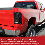 GMC Sierra (1500, 2500, 3500) Single-Wheel 07-13 Ultra Bright LED Tail Lights - Multiple Lens